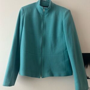 Jones New York Teal Wool Jacket